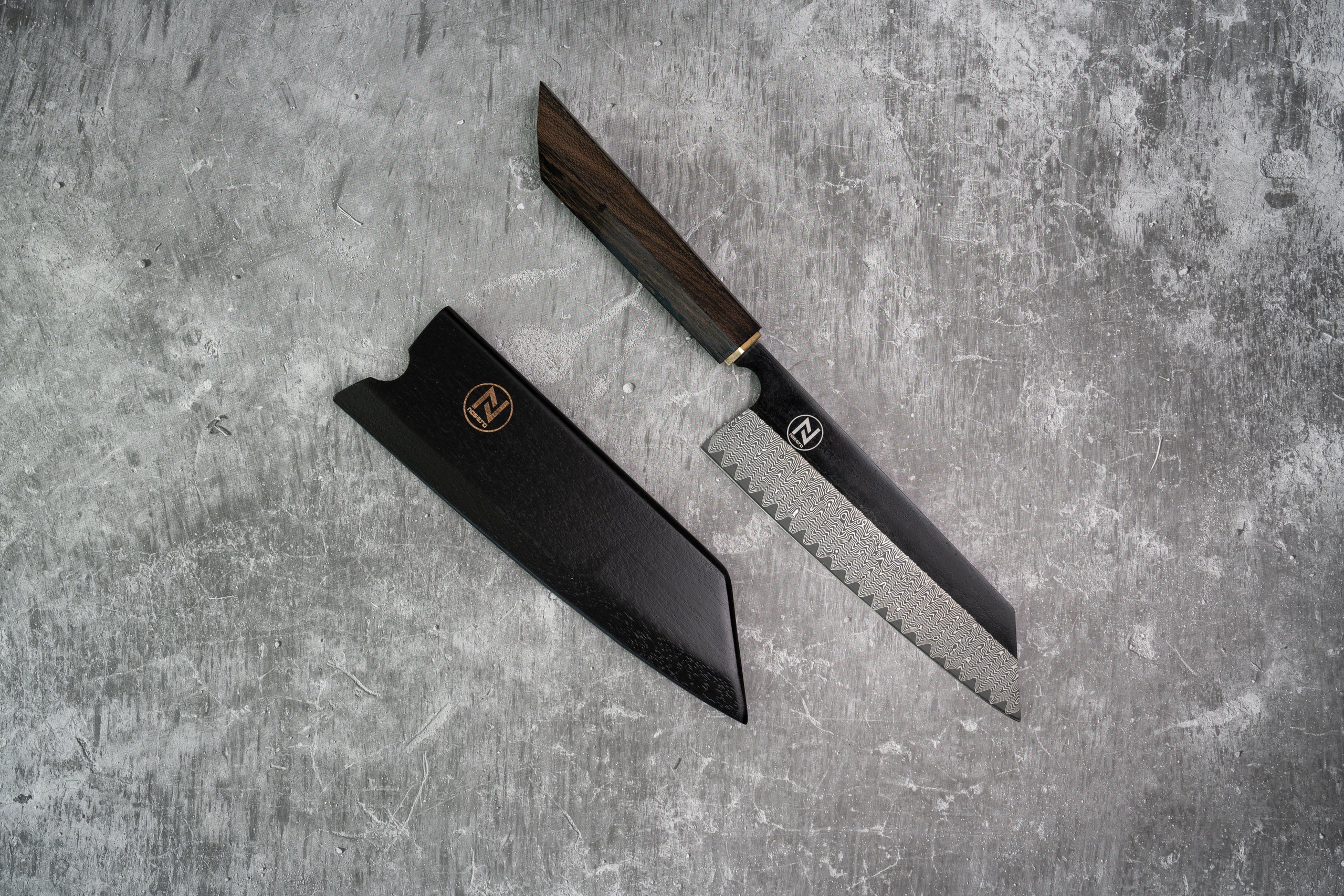 Noseto Bunka 180mm 67layers Damascus VG10 with Ciricote Wood Handle